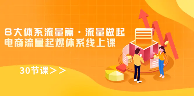 8大体系流量篇·流量做起，电商流量起爆体系线上课（30节课）-梧桐有术