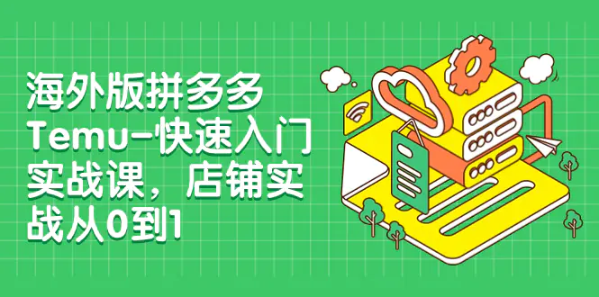 海外版拼多多Temu-快速入门实战课，店铺实战从0到1（12节课）-梧桐有术