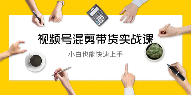 视频号-混剪带货实战课，小白也能快速上手（10节课）-梧桐有术