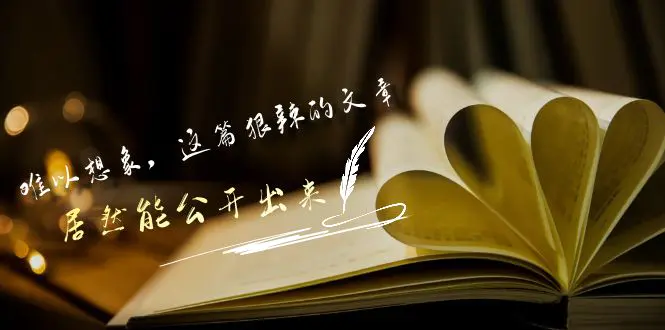 某付费文章《难以 想象，这篇狠辣的文章，居然能公开出来》-梧桐有术