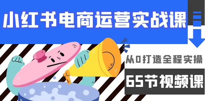 小红书电商运营实战课，从0打造全程实操（65节视频课）-梧桐有术
