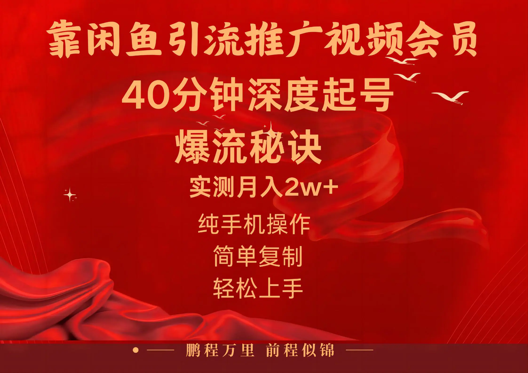 闲鱼暴力引流推广视频会员，能做到日入2W+，操作简单-梧桐有术